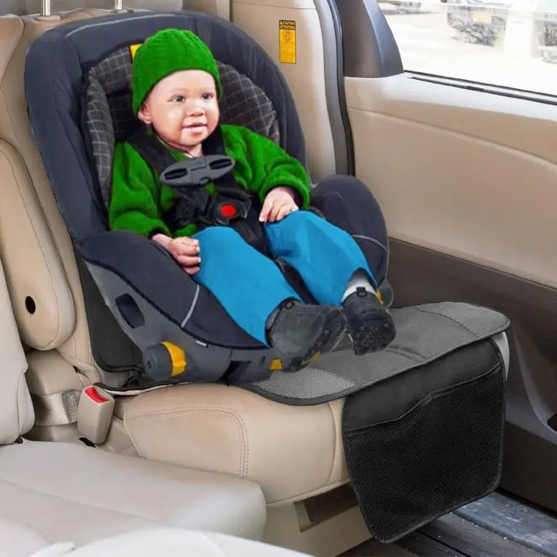 

Car Seat Protector Mat black car Seat Cover Infant Baby Easy Clean Seat Protector Safety non-slip