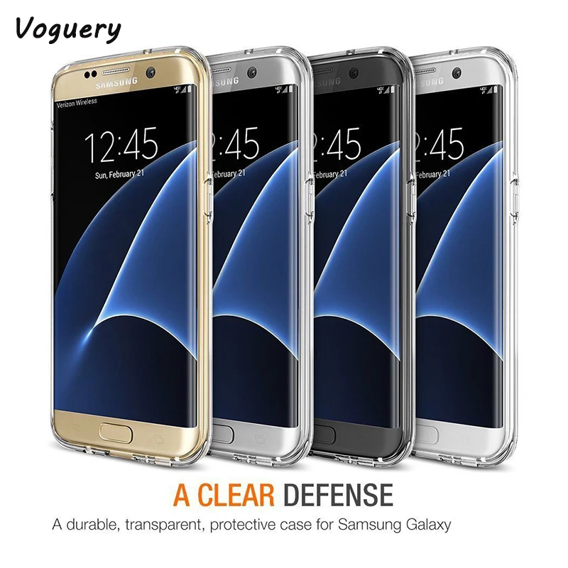 

S7 Edge S6 Edge Ultra Thin Soft TPU Gel Transparent Crystal Clear Silicon Back Cover Phone Bags Case for Samsung Galaxy S7 S6 S5