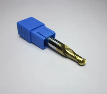 

5PCS radius 2.5 HRC58 R2.5 2 flutes Tungsten Carbide Ball Nose End Mills CNC machine milling cutter <HRC60 DIA 5mm metal