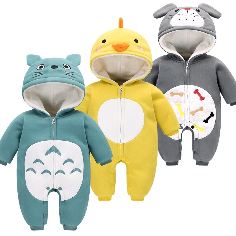 Новое поступление Детские комбинезоны из чистого хлопка Kawaii Детский комбинезон