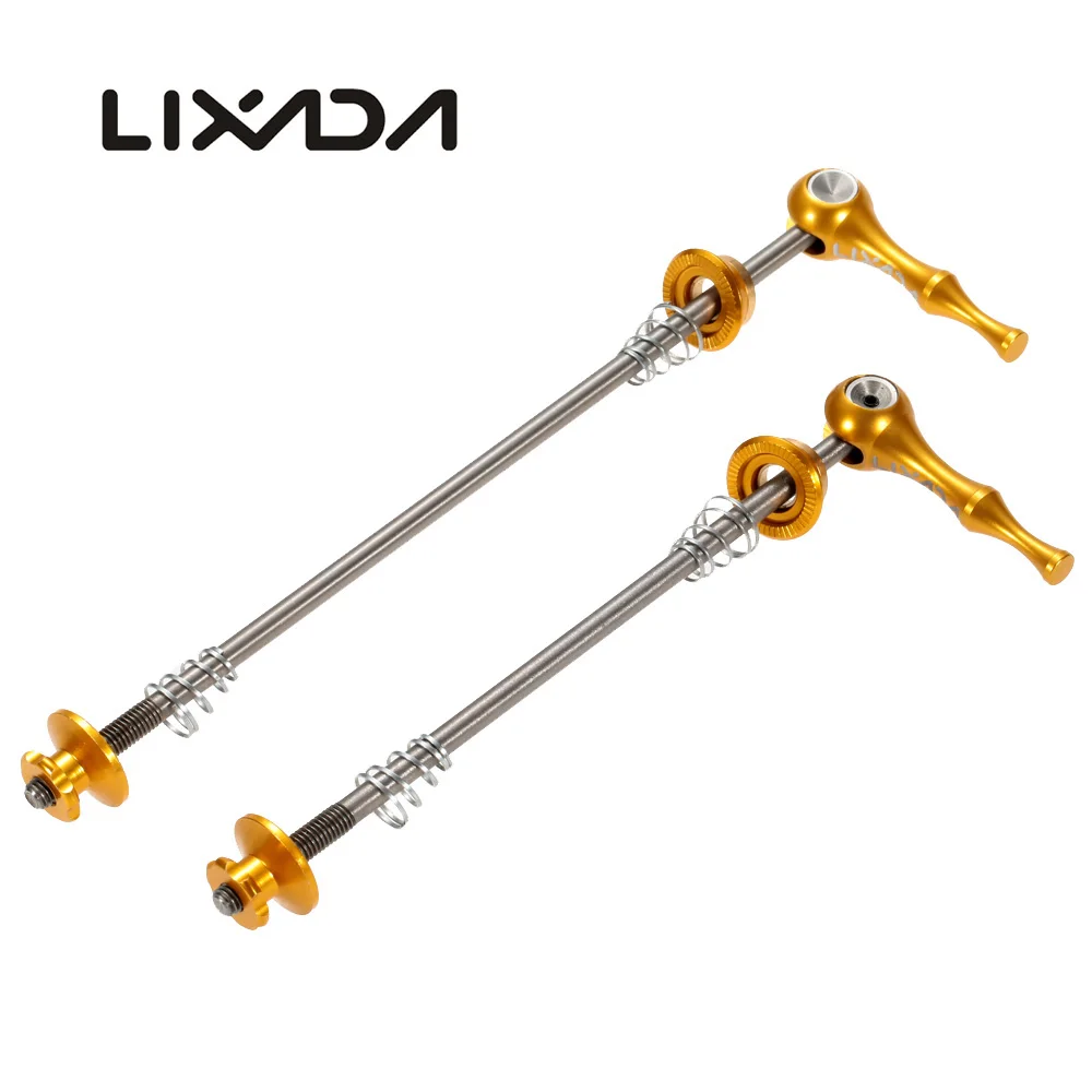 Lixada 1 Pair Mountain Road Bike Cycling MTB Wheel Hub Skewers