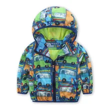 Car Cartton Kid Boy Windproof Jacket 2016 New Spring Autumn Sport Coat Hoodie Children’s Clothing Coats Outerwear 2-7years old