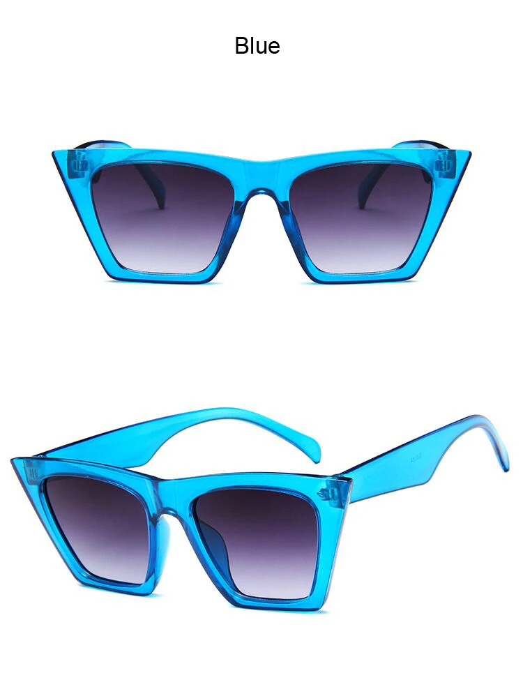 Женские винтажные солнцезащитные очки, женские модные роскошные солнцезащитные очки кошачий глаз, классические женские черные солнцезащитные очки UV400