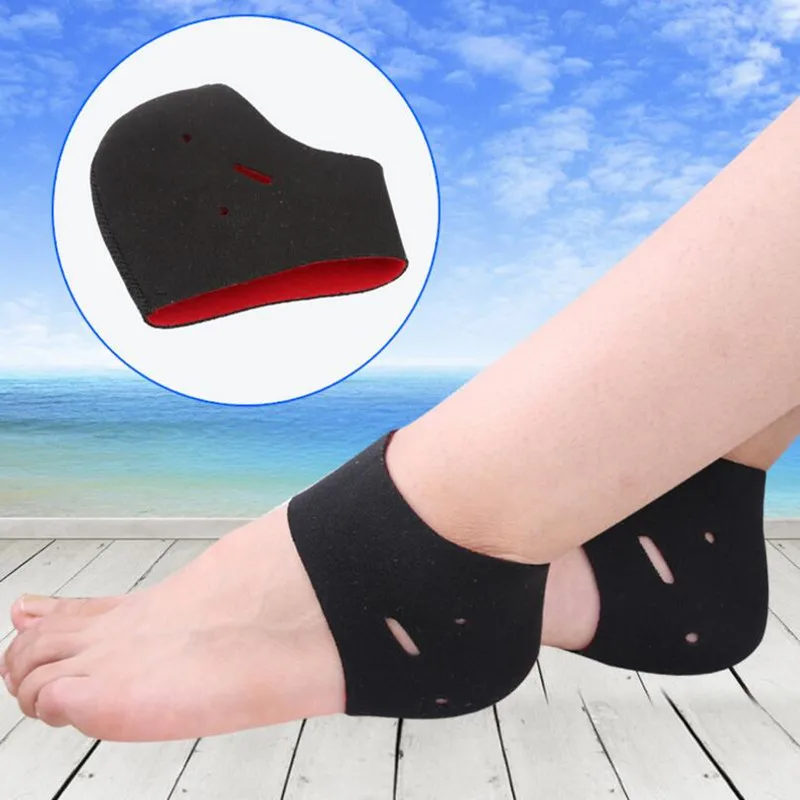 

1 Pair New shoe heel protector silicone heel protective sleeve relieve ease heel pain foot care cracking
