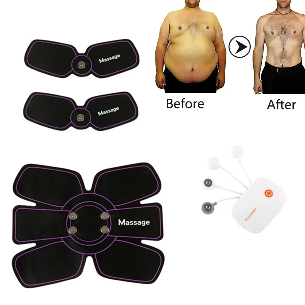 EMS Mobile Phone APP Smart Abdominal Fitting Equipment Weight Loss Domestic Abdominal Muscle Paste Patch Muscle Training Gear