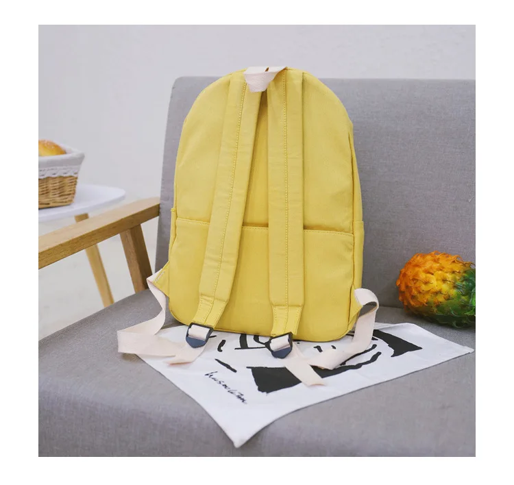 Preppy style Student backpack High quality canvas women's bag Large capacity female travel backpack laptop bag for women Daypack (9)