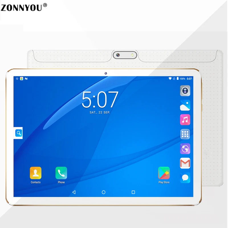 10.1-inch Tablet PC Android 8.0 3G Phone Call Dual SIM Card Octa Core 4GB/32GB Wi-Fi Bluetooth GPS Tablets PC (Black) 10.9