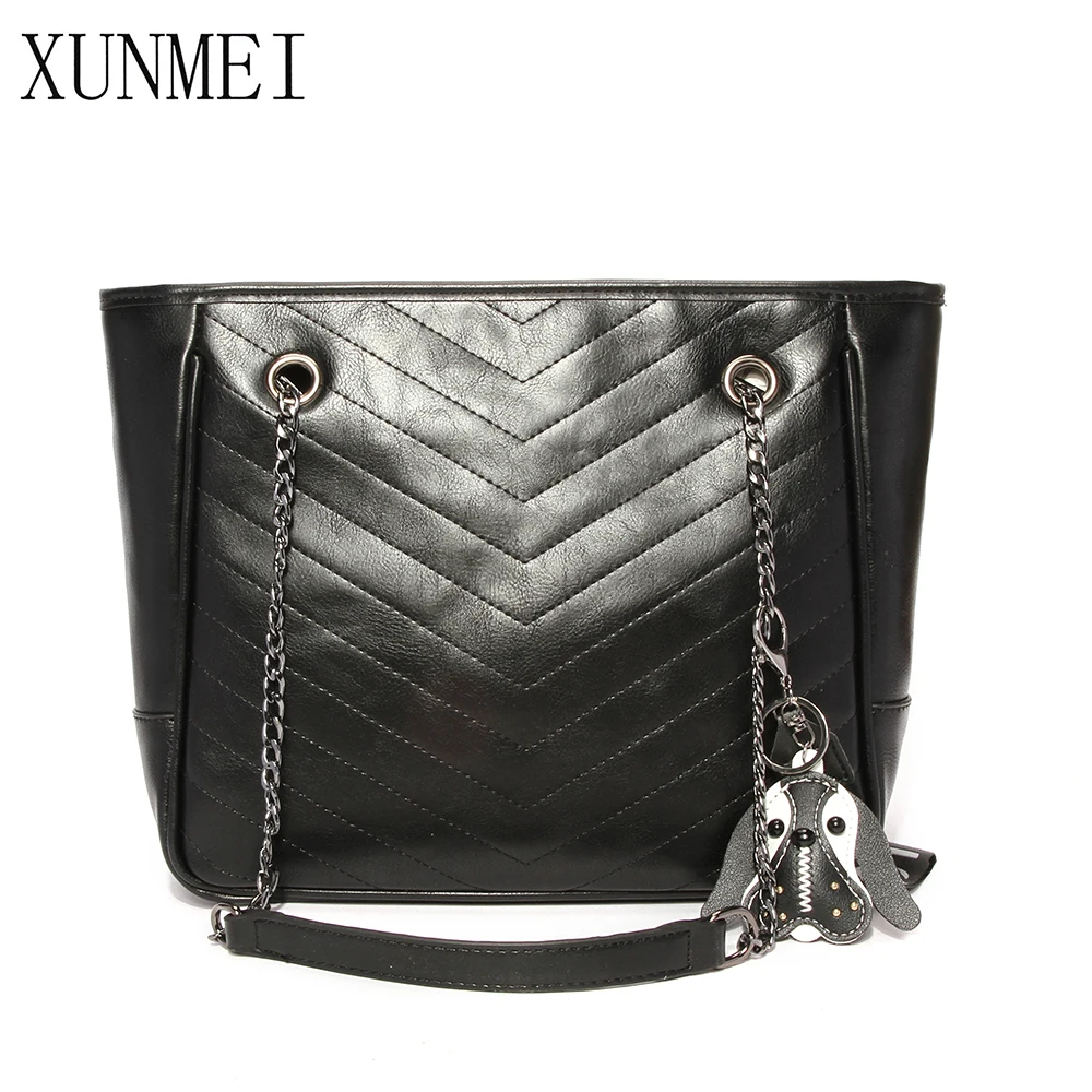 

Designer Women Leather Handbags Fashion Bags Ladies Luxury Bags 2019 Woman Shoulder Bag Chains Women's Large Capacity Tote Bags