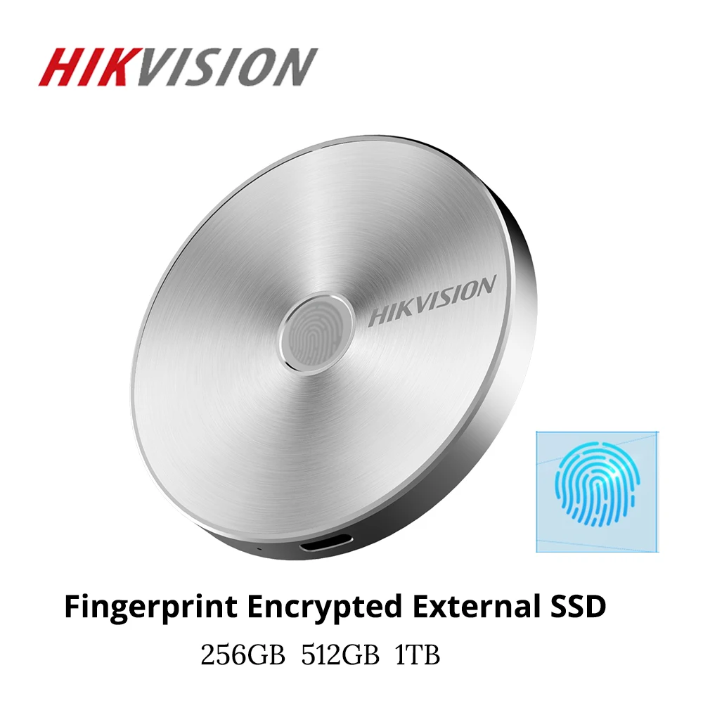 

HIKVISION external ssd 2tb 1tb 512gb 256gb Fingerprint Encrypted Protection USB 3.1 Type-C ssd жесткий диск externo 1t portable