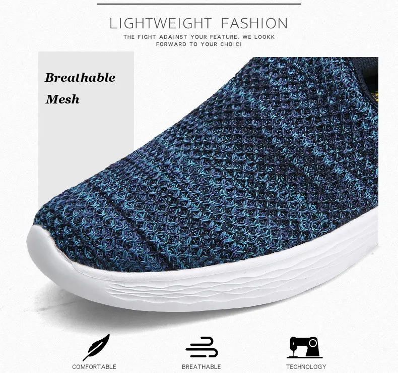 Sneakers Women Breathable Mesh Summer Shoes Woman Slip-on Comfortable Basket Femme Flats Ladies Shoes Creepers (3)