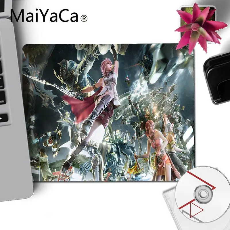 MaiYaCa Final Fantasy XIV XIII XII компьютерные игровые коврики для мыши,,, игровой коврик для мыши, коврик для геймера, Настольный коврик - Цвет: No Lock Edge18x22cm
