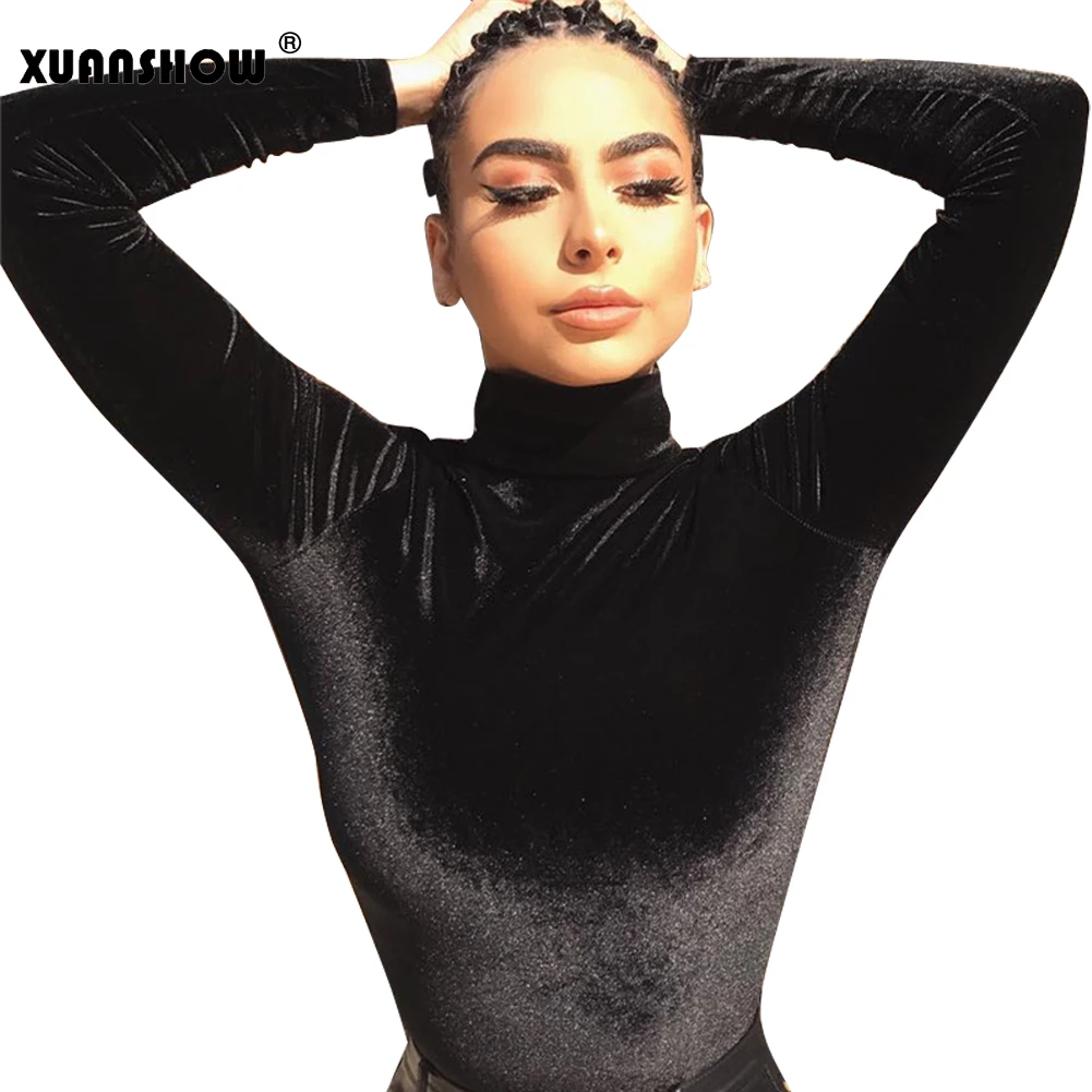 XUANSHOW Autumn Winter Bodysuits Women 