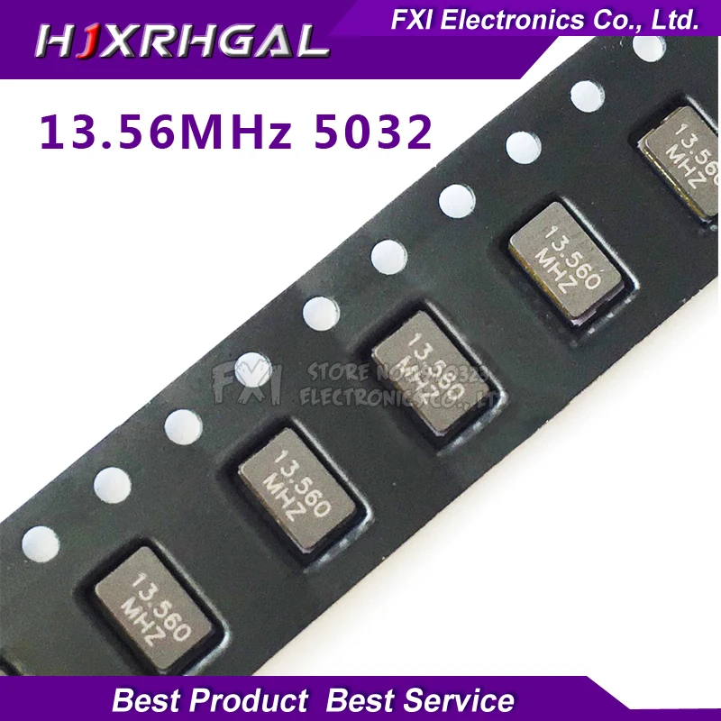 

10pcs 13.56MHZ 13.560mhz 20pF 2Pin 5032 13.56M smd quartz resonator Crystal new