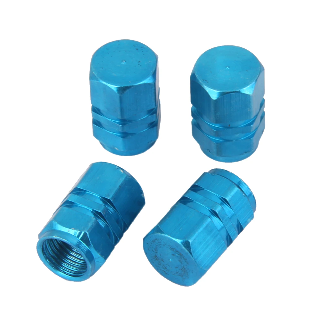 4 Pcs/Pack Car Tire Valve Stem Caps Theftproof Valve Caps  Aluminum Tires Valves Tyre Stem Air Caps Airtight Cover Accessoire 
