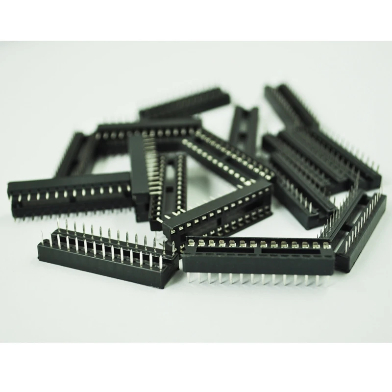 SODIAL(R) 17 шт. x 28 Pin DIP ИС адаптер припоя Тип гнездо