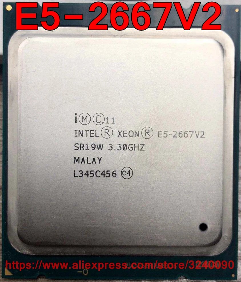 Процессор Intel ЦП Xeon процессор SR19W 3 ГГц 8 ядер 25 м LGA2011 E5 2667V2 2667 V2 | Компьютеры и офис