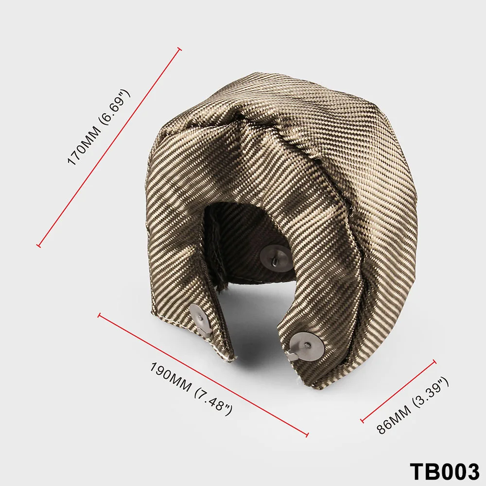 Титана Турбо тепловой щит Т3 турбо одеяло подходит для универсальная турбина корпус турбо зарядное устройство TB003