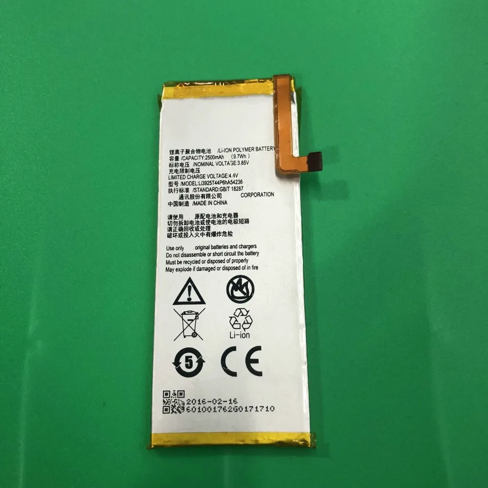 

NEW 3.85V 2500mAh Li3925T44P6hA54236 For ZTE Blade S7 T920 Battery