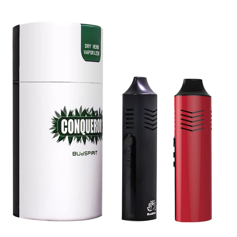 Original HUGO VAPOR Conqueror dry herb vaporizer kit 2200mah Battery herbal vape pen electronic