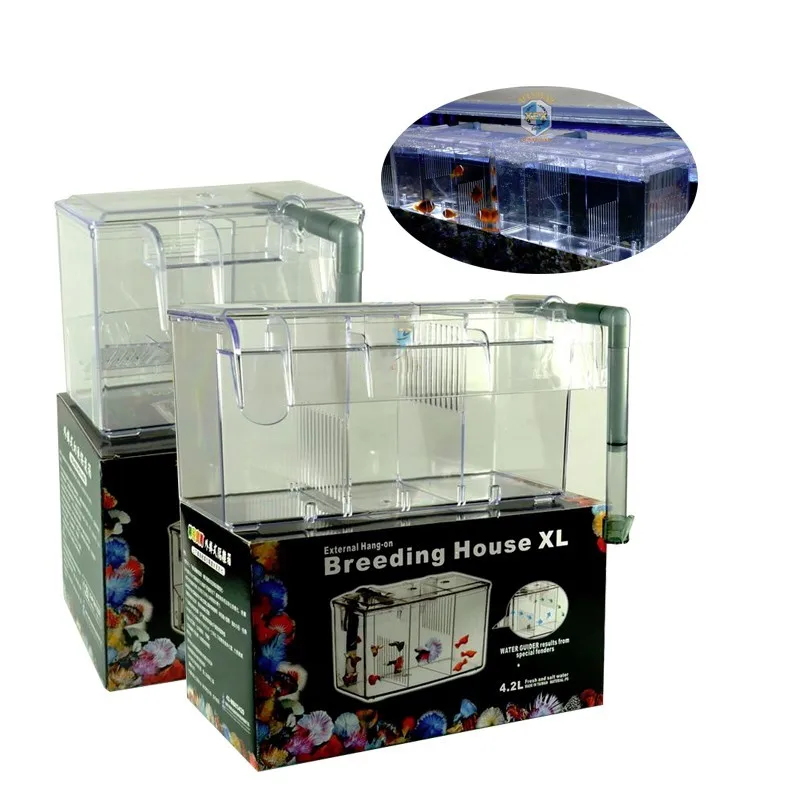 

Air Drived Water Flowing SeparationBreeding Box, Aquarium Small Fish Box