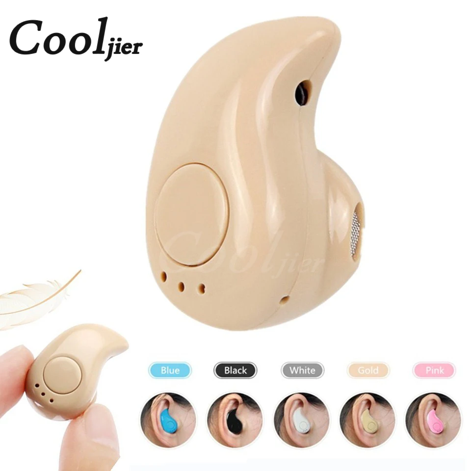 

COOLJIER S530 Mini Wireless Bluetooth Earphone for iPhone 8 7 6 in ear Sports Earpiece fone de ouvido Earbuds Headset Earphones
