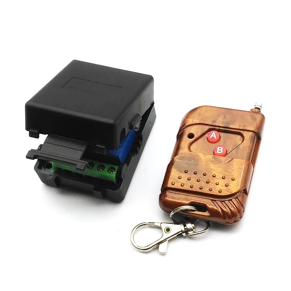 

2 Ch Wireless Relay RF Remote Control Switch DC 12V 220V 10A 315MHz Smart Home Heterodyne Receiver Top Quality (No battery pack)