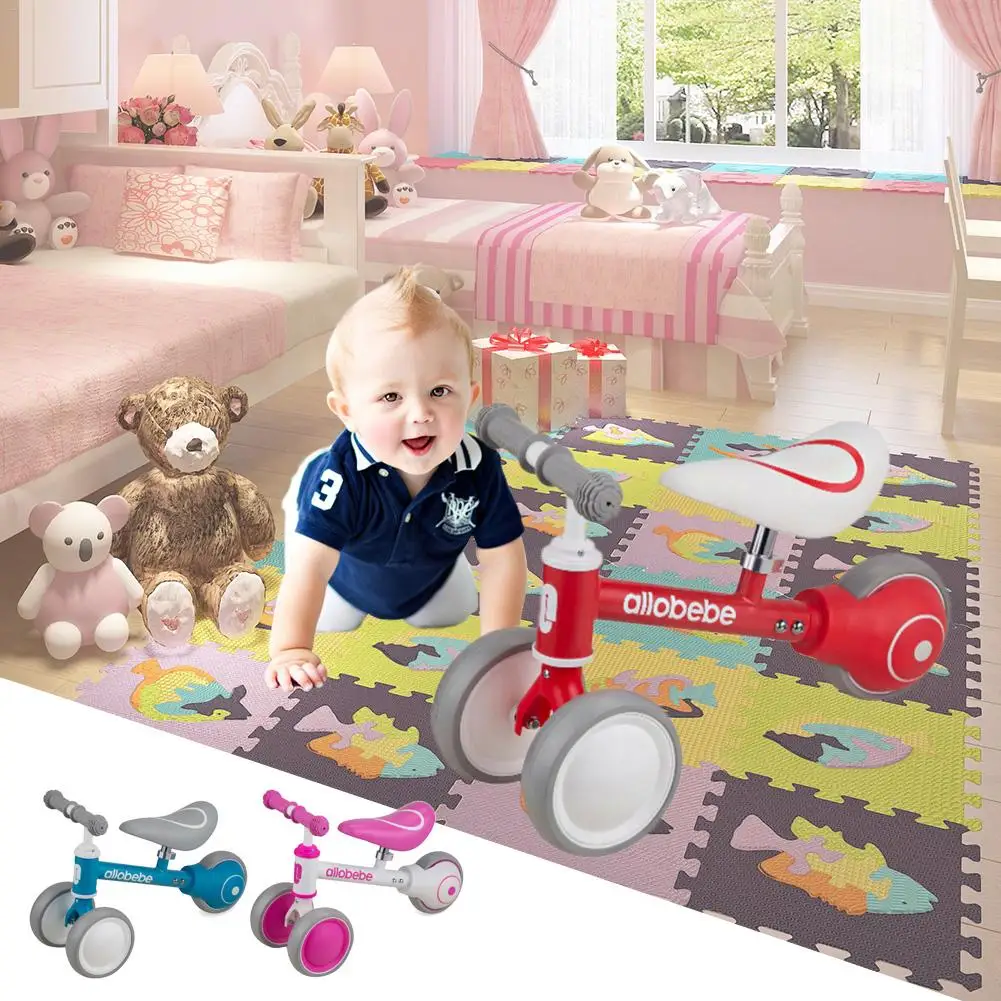 Clearance Baby Balance Toys Bike Toddler Toys No Pedal 3 Wheels Stable Bicycle Kids Walker Baby Balance Bike help baby Learn To Walk 15