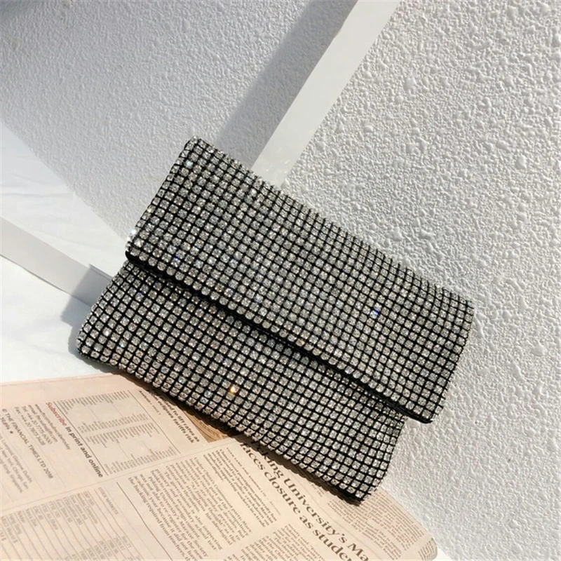 crossbody saco para senhoras brilhante strass bolsa