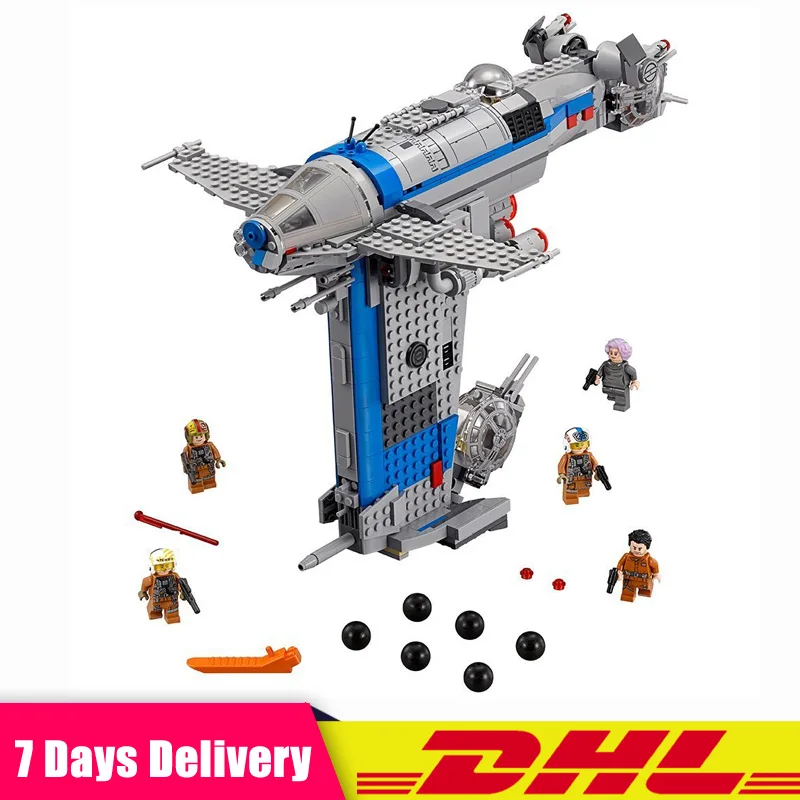 

IN Stock LEPIN 05129 873 PCS Star Wars The Resistance Bomber Set Building Blocks Bricks Set Toys Compatible LegoINGlys 75188