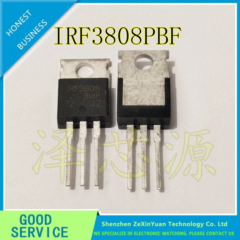 

10 шт./лот IRF3808PBF TO-220 IRF3808 TO220 новый МОП полевой транзистор