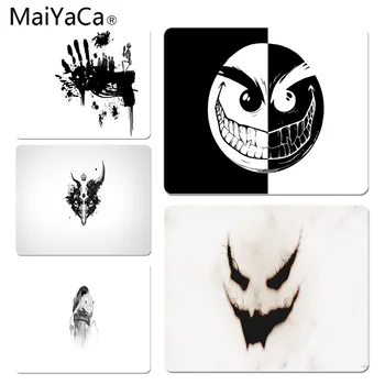 

MaiYaCa Design Black and white Gamer Speed Mice Retail Small Rubber Mousepad Size for 18x22cm 25x29cm Rubber Rectangle Mousemats