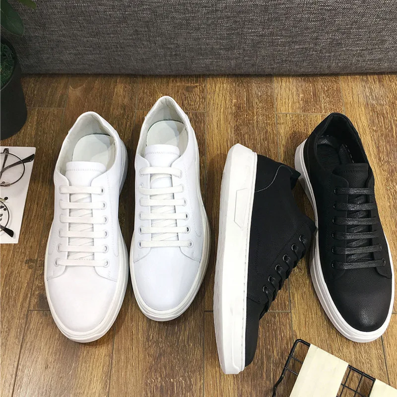 Masculinos Sneaker Leve De Plana Lace Calçado Fundo Up Vulcanizados Esporte Macio Aa51684 Casual Homens Sapatos Preto Masculino Verão branco 1HPnqvI0w