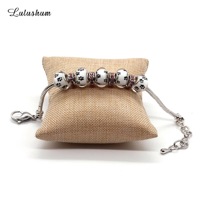 

SANYU 2018 New Fashionable Fit Pandora Bracelet Chain Bracelet Copper Material Glaze Beads Gifts For Women Bracelet BR-1554