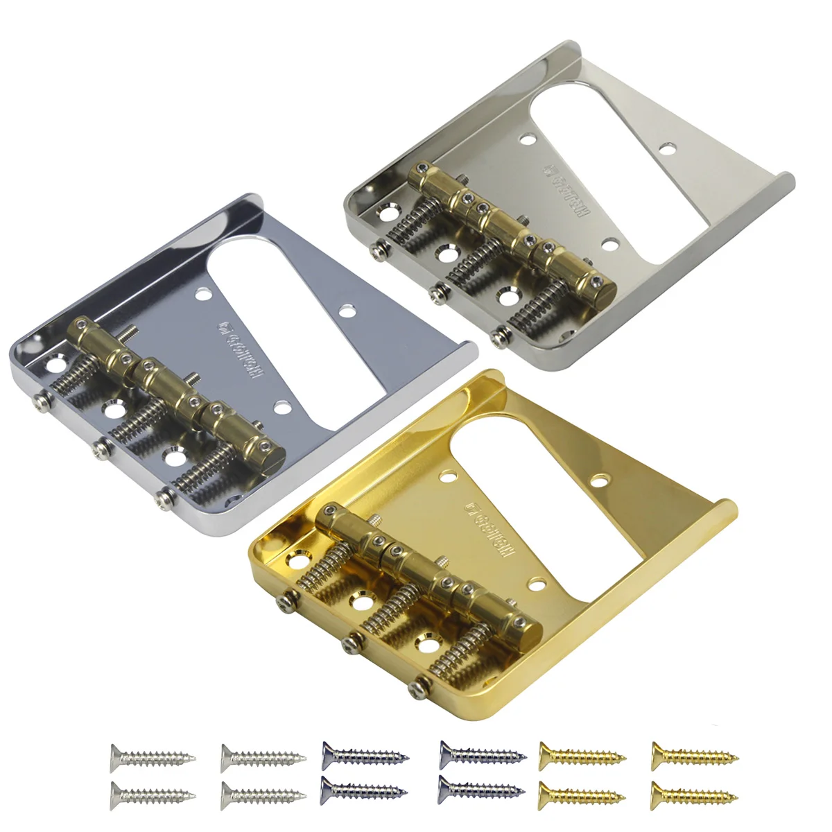 

GOTOH BS-TC1 Vintage Bridge ''In-Tune'' Brass Saddle Bridge for Tele Guitar