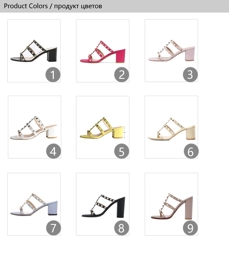 Kmeioo/; модная женская обувь с заклепками; сандалии-гладиаторы без застежки с открытым носком; женская обувь на среднем квадратном каблуке 5 см; американские размеры 5-15