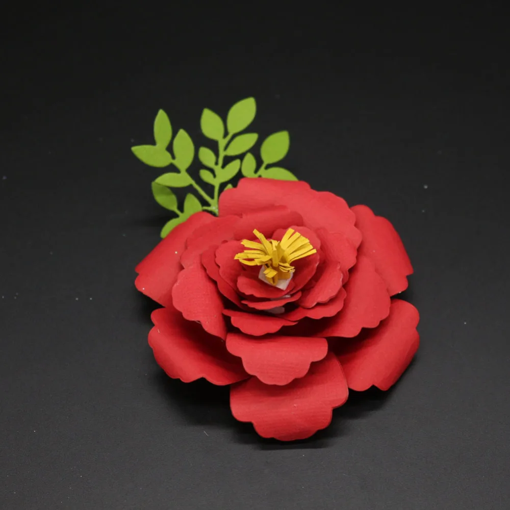  9 Styles Flower Cutting Dies 3D DIY Scrapbooking Carbon Metal Flower Frame Set Craft Die Cut Photo  - 32862711526