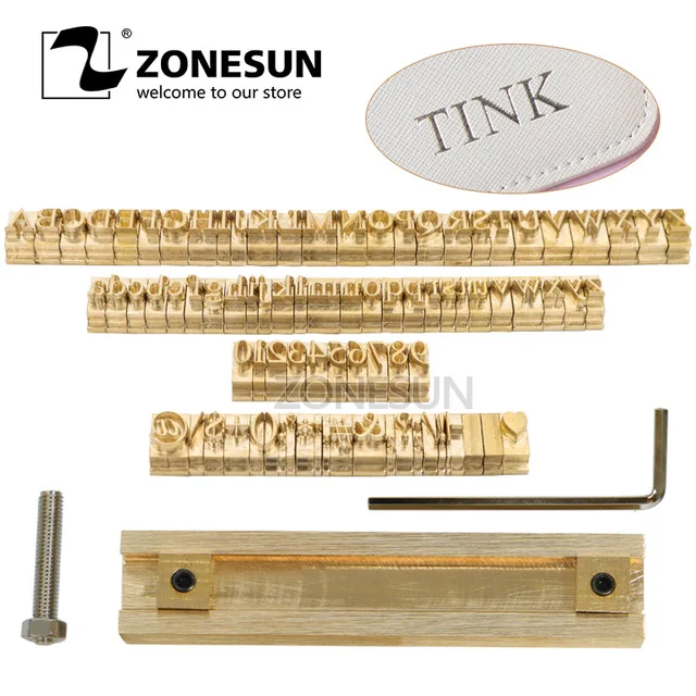 

ZONESUN 3mm custom alphabet (capital letters, little letters and T-slot)