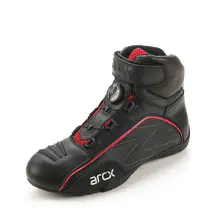 ARCX Cow Leather Motorcycle Road Racing Shoes Street Moto Cruiser Touring Biker Motorbike Riding Boots with
