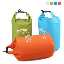 4 цвета 5L Открытый водонепроницаемый плавательный мешок кемпинг для хранения при сплаве сухой мешок с регулируемым ремешком Пряжка крюк