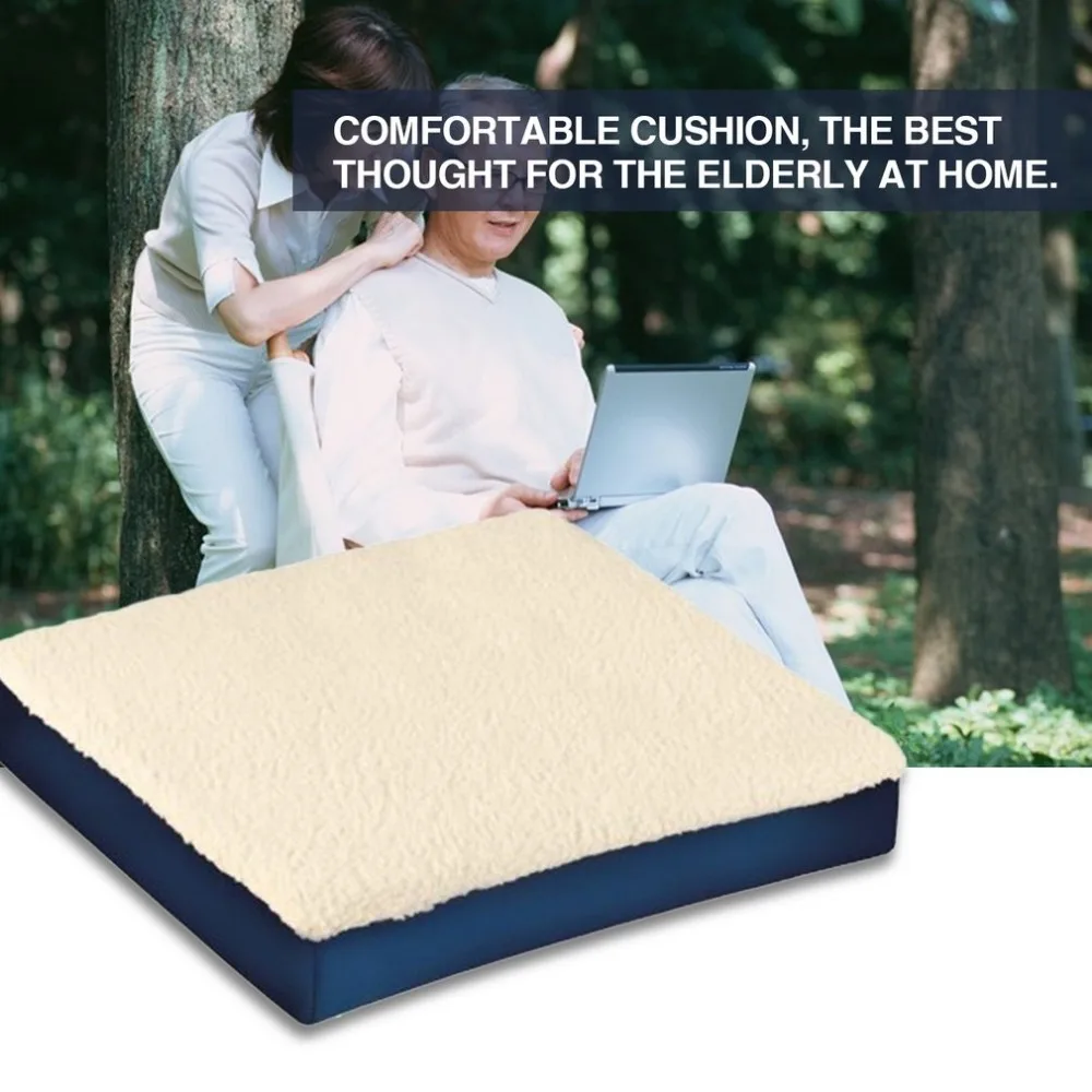 

2018 Memory Foam And Gel Combination Cushion Seat Cushion Lightweight For Chair Car Office Home Bottom Sit Pad almofada cojines