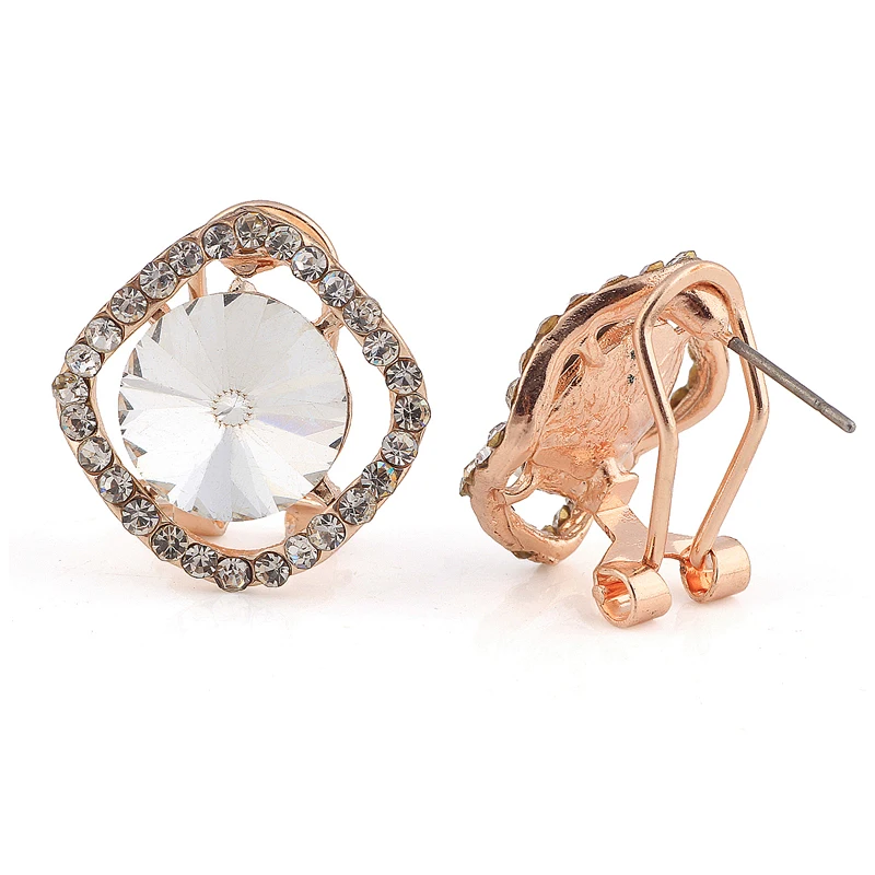 free shipping wholesale fashion jewelry Plastic Crystal Lady Earrings