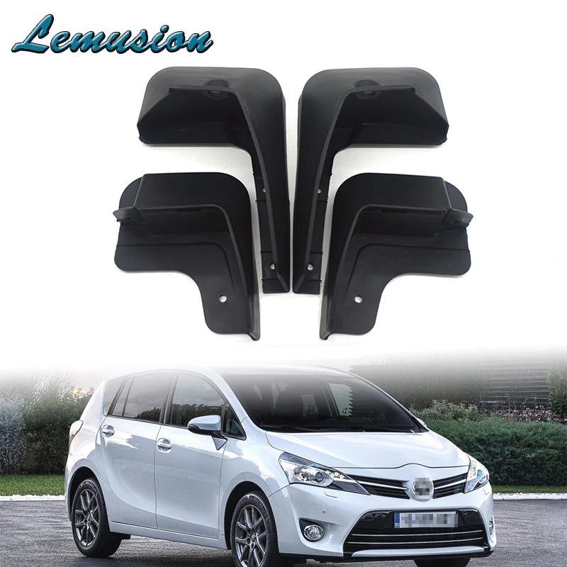 

1Set Car Front Rear Mudguards Car-styling For Toyota Verso 2009 2010 2011 2012 2013 2014 2015 2016 Accessories Mudflaps Fenders