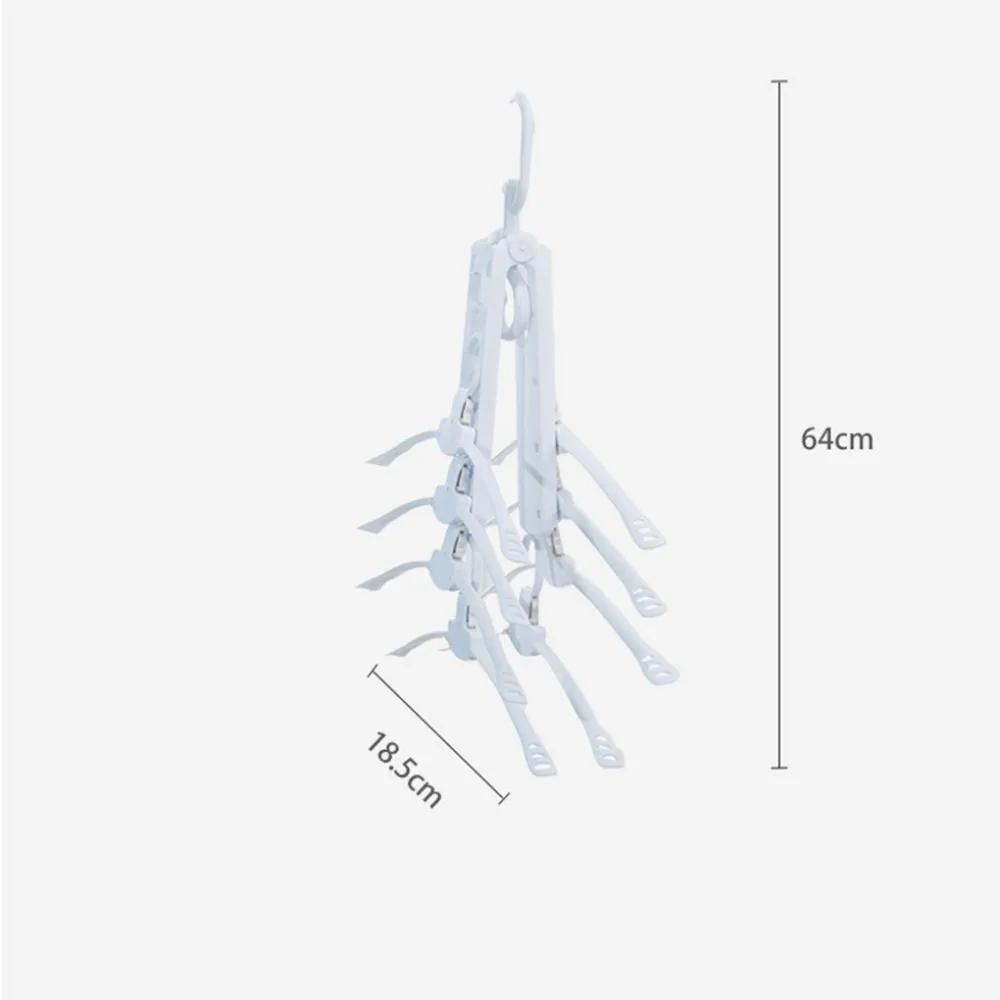 8 в 1 вешалка для одежды складные вешалки 360 градусов вращающаяся компактная Вешалка Волшебная Одежда подвесной способ сушки стойка-шкаф Органайзер