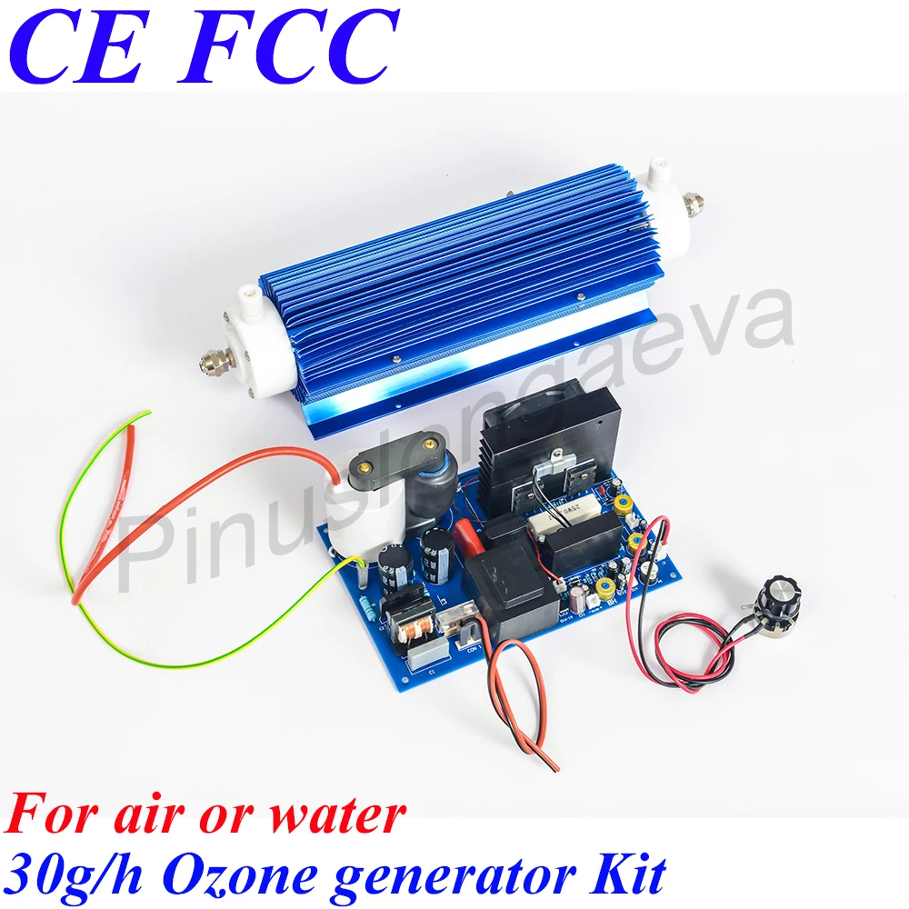 

Pinuslongaeva 30G/H 30grams adjustable Water cooling Quartz tube type ozone generator Kit ozone for water treatment