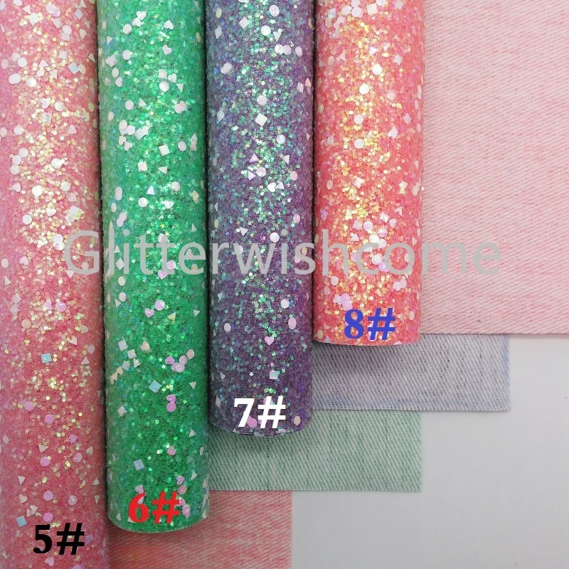 Glitterwishcome 21X29 см A4 размер винил для бантов массивные блестящие кожаные ткани с сердечками искусственная кожа листы для бантов, GM369A