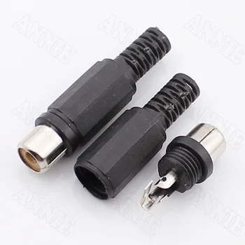 

100pcs/lot Factory Wholesale RCA Female Connecting Terminal Welding Lotus Socket