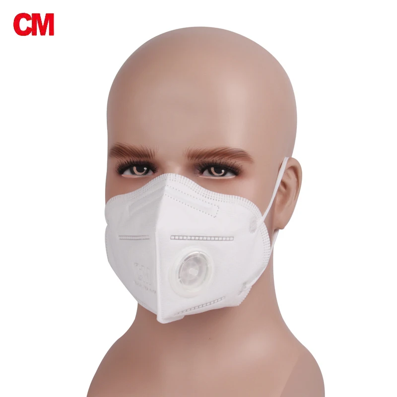 

25PCS/LOT Dust Mask Breathing Valve Mask Anti-PM 2.5 Masks Anti Fog Dustproof Protective Respirator Anti-pollution Masks 6005-3
