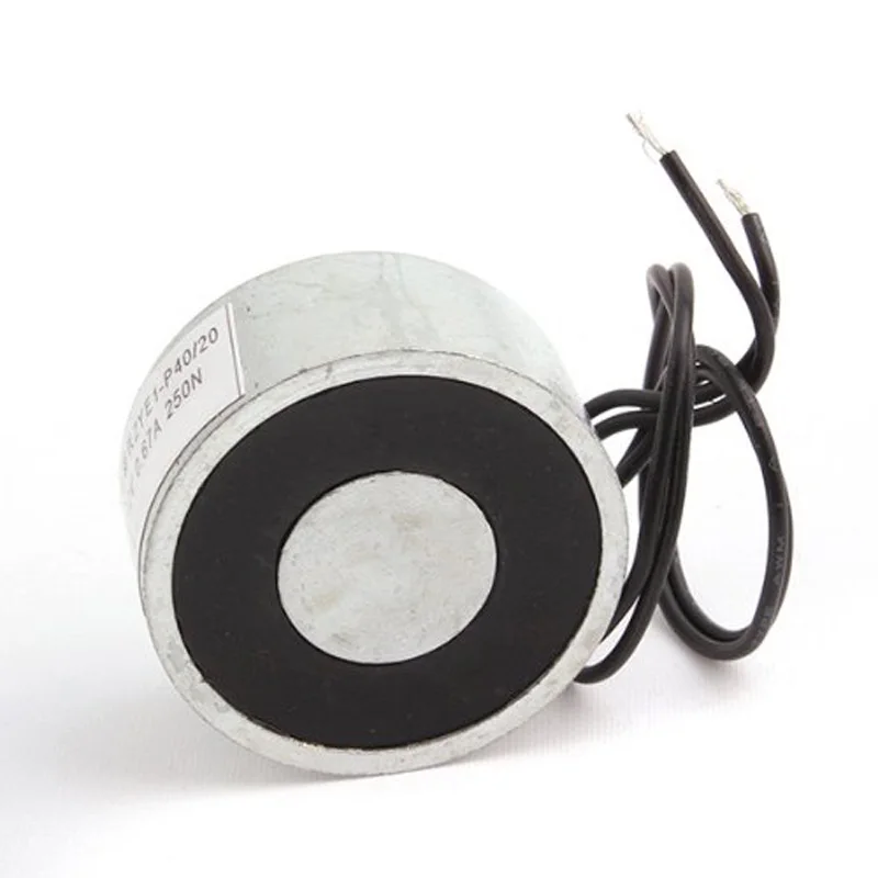 

Newly New Efficient Low Consumption Metal 55LB 25Kg Area Holding Electromagnet 12V DC 250N MK
