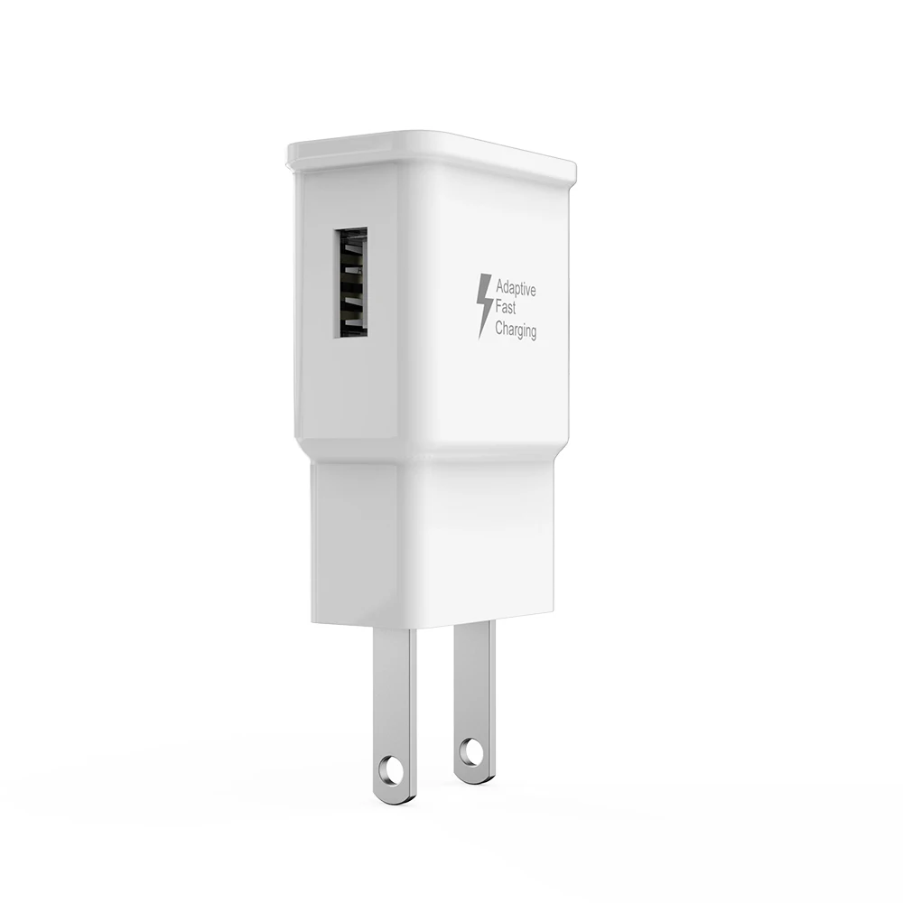 Free cable Galaxy S7 S8 S9 Fast Chrger Quick Charge EU US Plug Wall Travel Adapter QC 3.0 9V 1.67A & 5V 2A For Samsung S6 Edge (3)