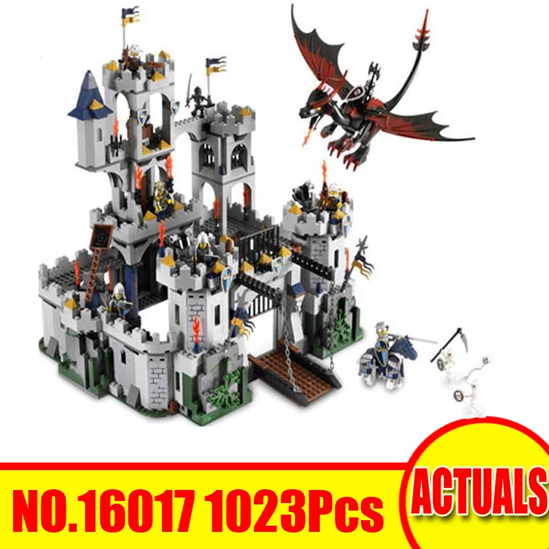 

Lepin 16017 1023Pcs Movie Figure Castle King's Siege Building Blocks Bricks Toy For Children Gift Set Model Compatible With 7094